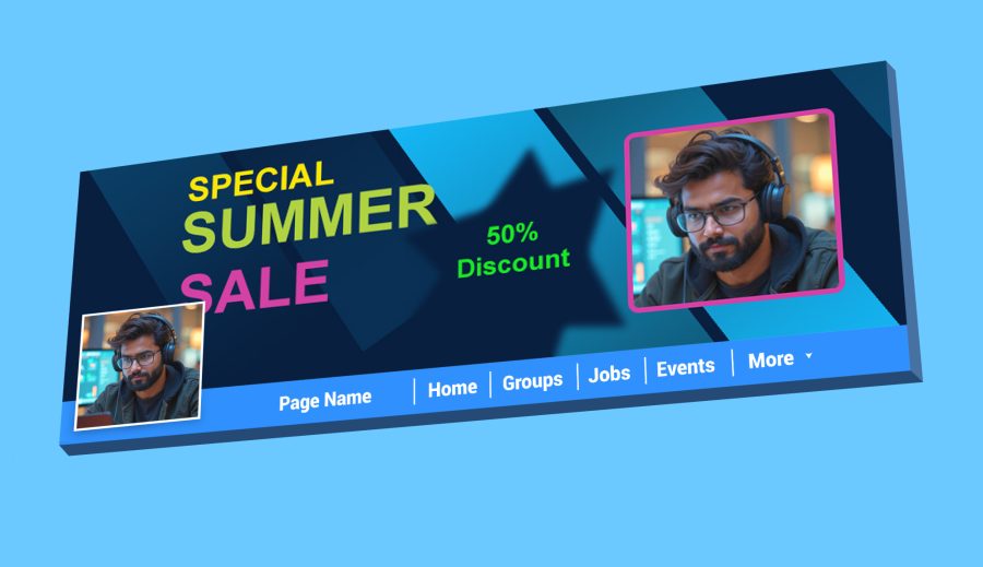 I will make a unique YouTube banner, Facebook cover design and other social&nbsp;media&nbsp;banner