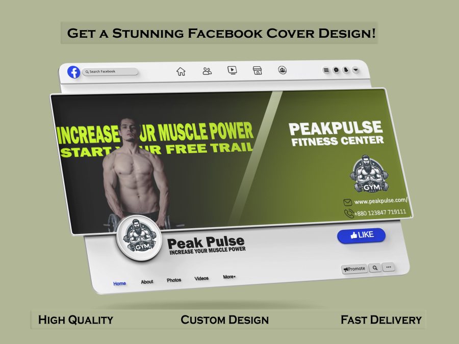 I will create Stunning Facebook, Youtube, Linkdin cover for you with free 3d mockup and source file