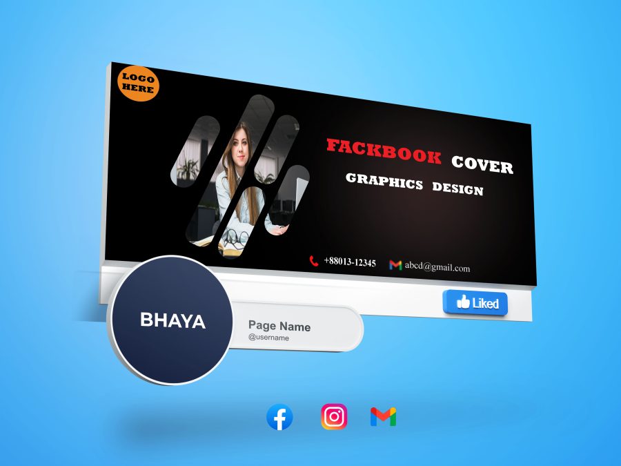 i will create professional graphic design Services- Logos, Banners, social media & More