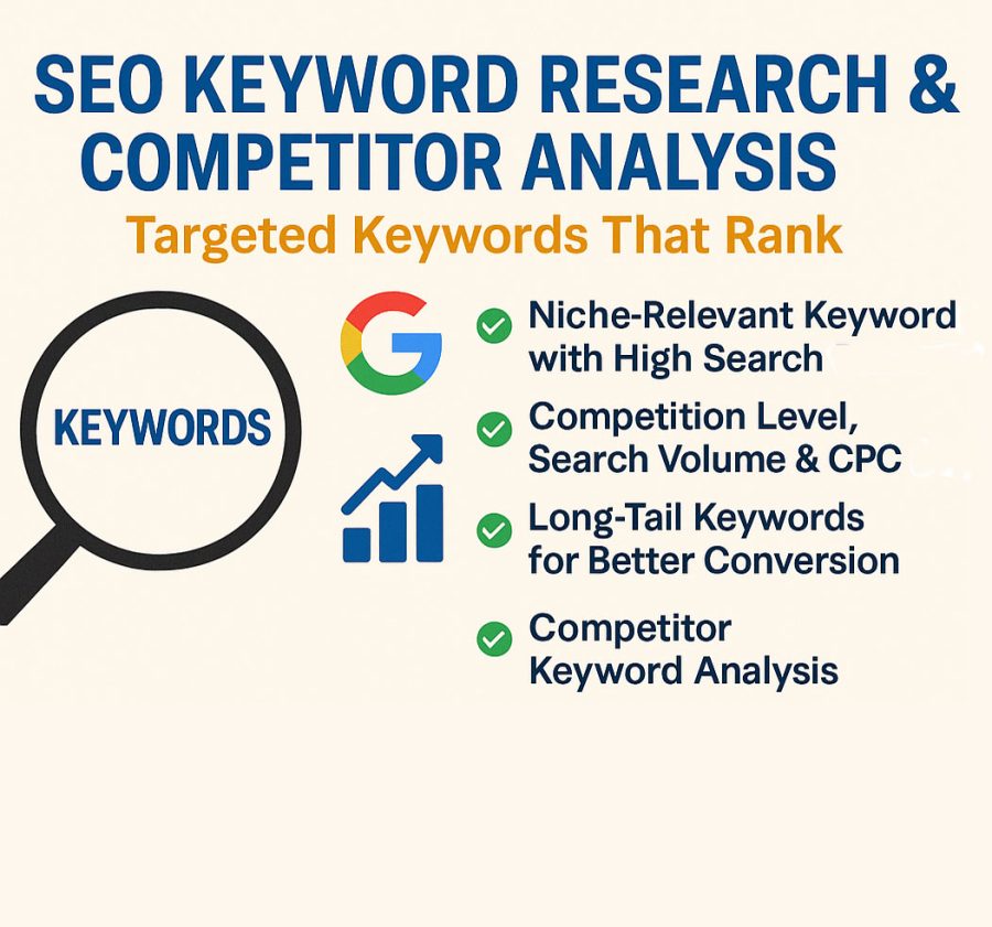 SEO Keyword Research & Competitor Analysis &ndash; Targeted Keywords That Rank
