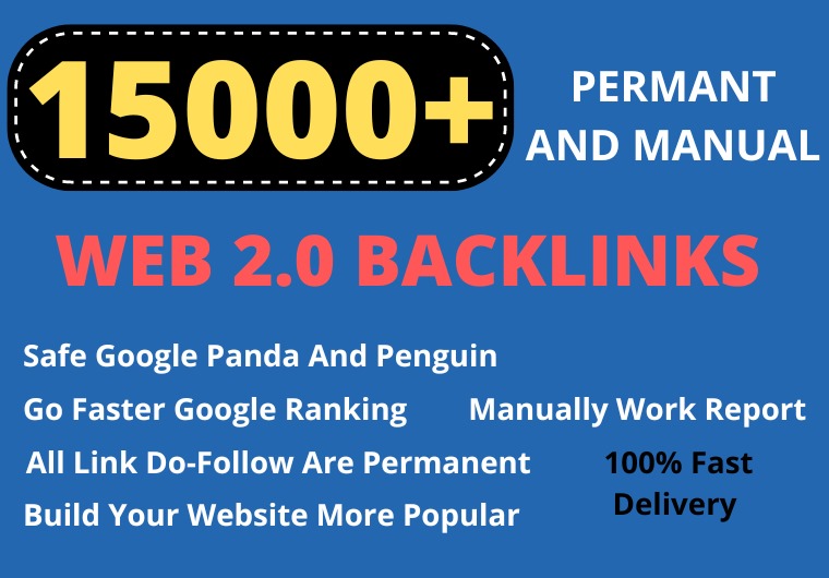 I will provide high quality web 2 0 backlinks for better rankings