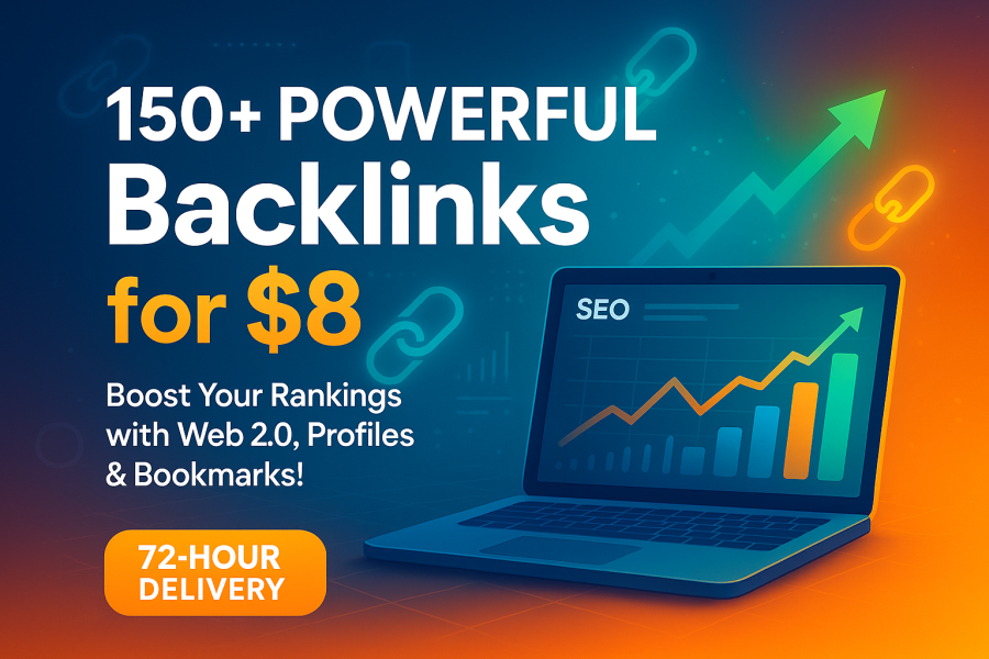 Created 150+ POWERFUL Backlinks (Web 2.0, Profiles, Bookmarks) for MAX SEO Boost