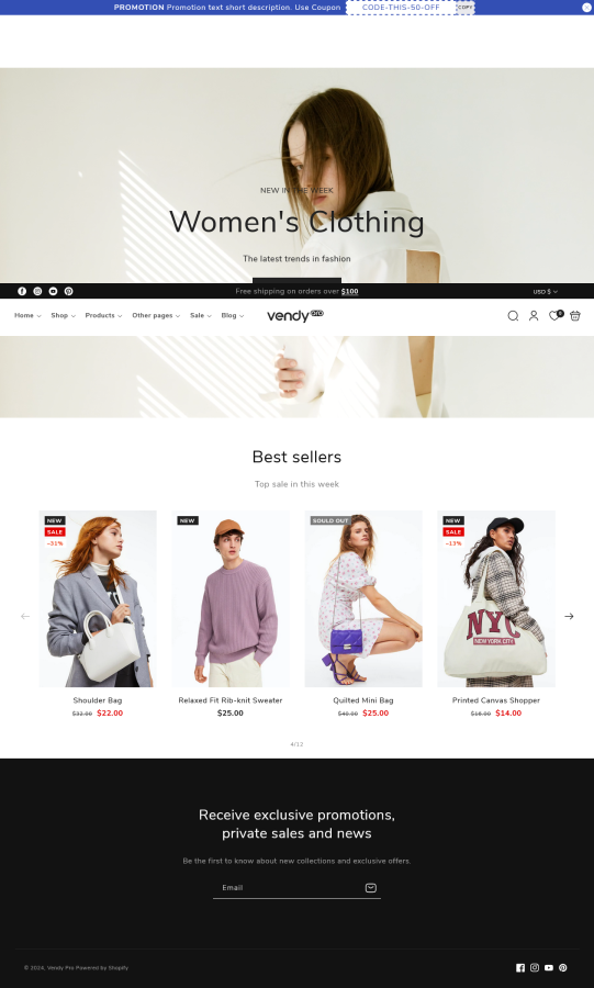 I Will Design a Winning Shopify Dropshipping Store with Winning Products