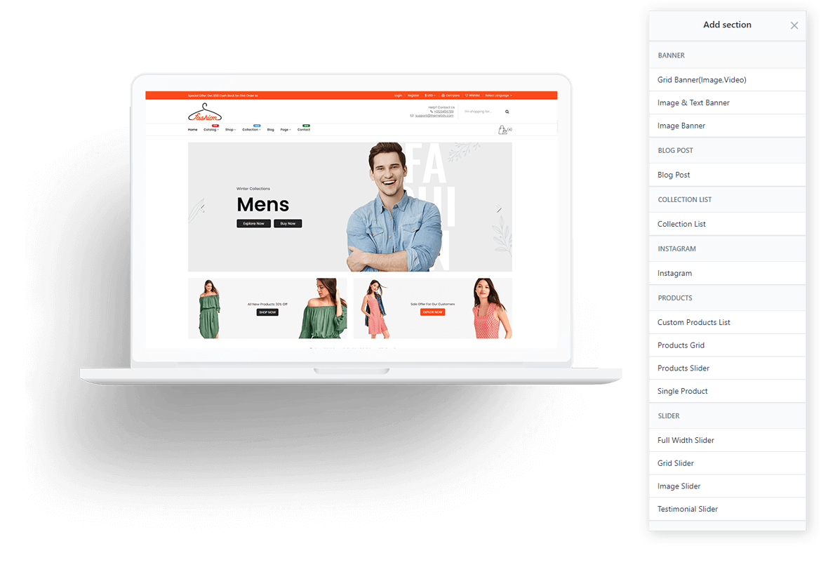 I Will Design a Winning Shopify Dropshipping Store with Winning Products