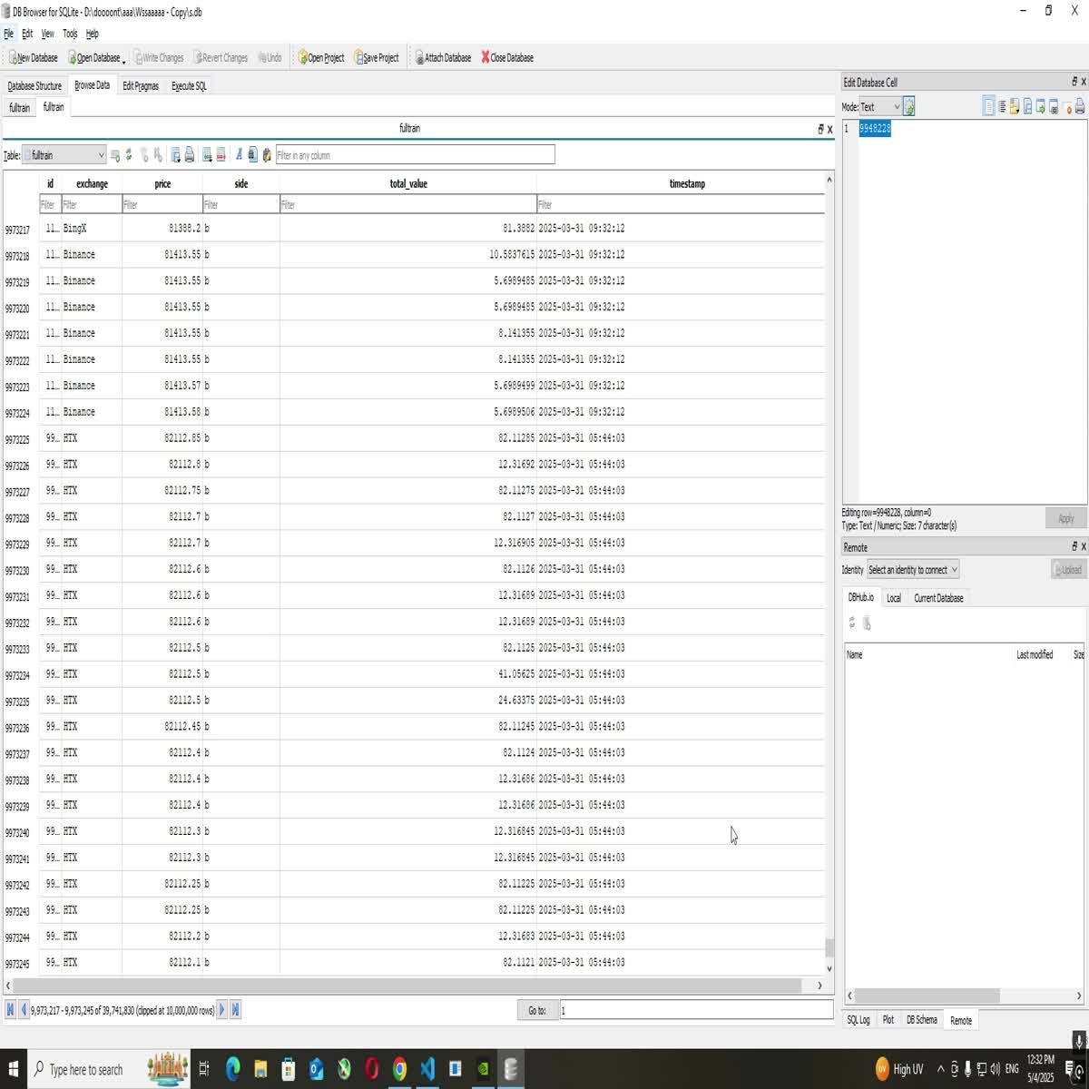 Stream Real-Time Bitcoin Trade Data from 33 Exchanges for AI Model Training and Forecasting