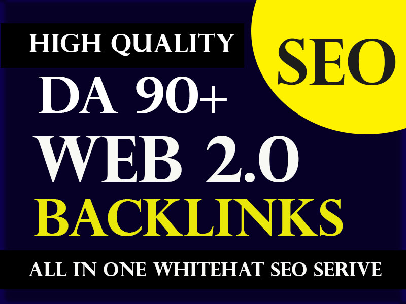 I will do provide high authority DA web 2.0 backlinks for website SEO ranking
