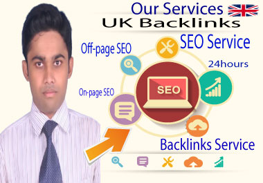 I will Build High 100 UK Backlinks with DA, DR, Do follow, SEO Backlinks Service