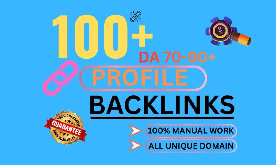 Boost Your Website with 100 profile Backlinks &ndash; White Hat & manual links
