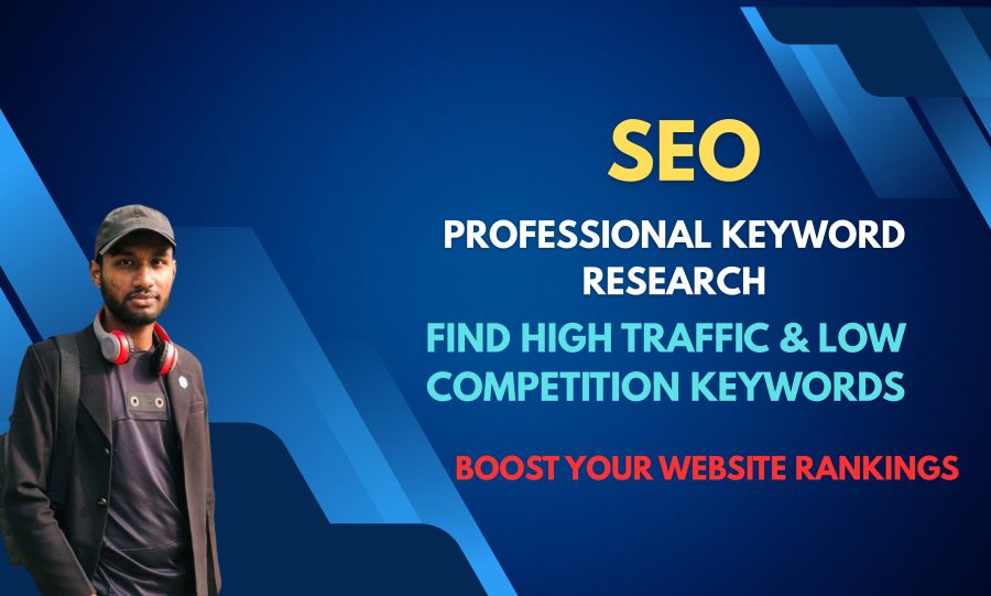 I will perform professional keyword research for your business 