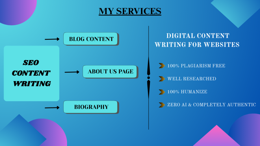 I will write 100% Humanize SEO content for you