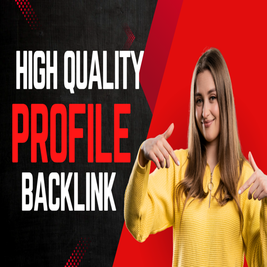 I will do 50 profile backlinks high authority sites