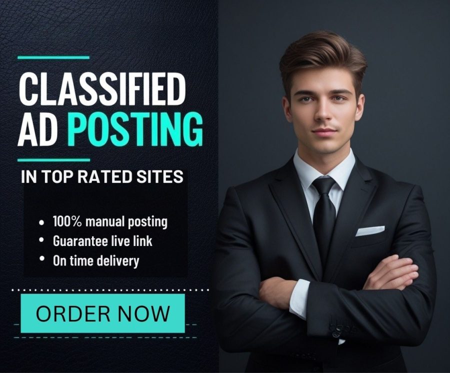 Create 100 classified ad posting backlinks for business growth.