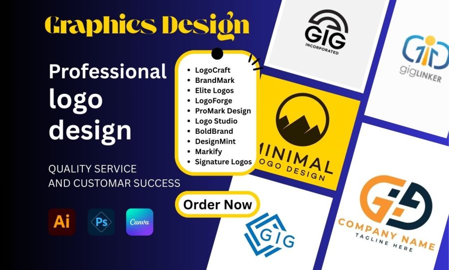 Unique Brand Logo for Startups Entrepreneurs.