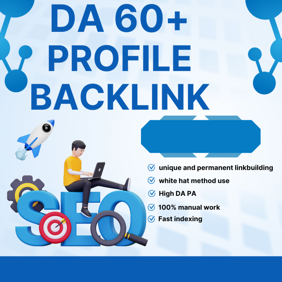 DA 60+ High Authority SEO Backlinks | Permanent & Manual