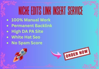I will provide niche backlinks to improve your website authority