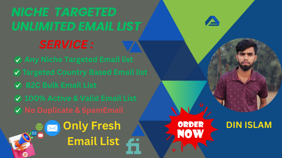 Get 400K+ Targeted, Active & Verified Niche-Based Email Lists