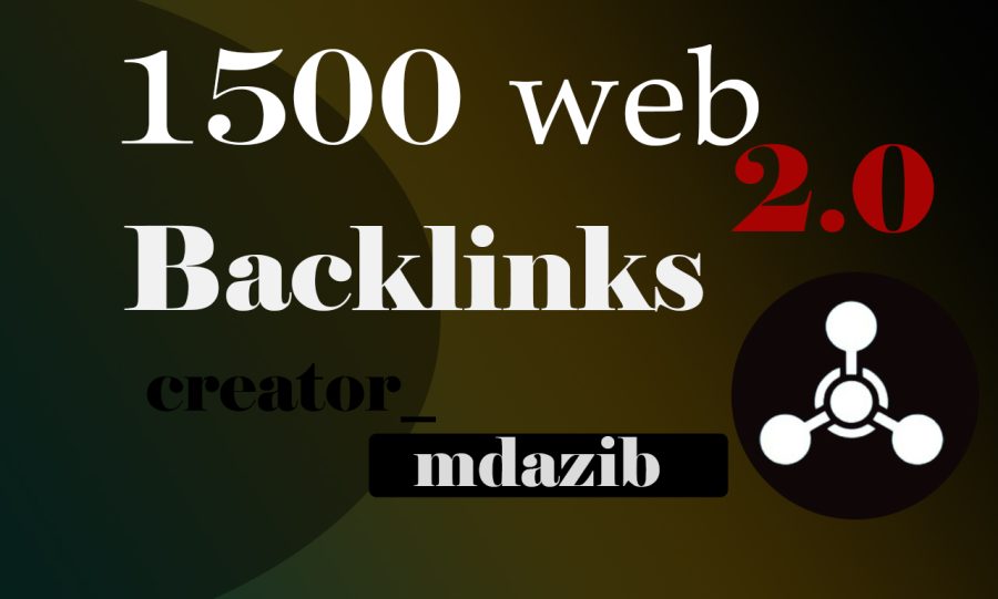I Will Be your professional web2.0 Backlinks service man 