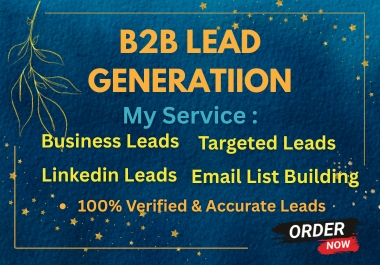 targeted B2B lead generation and collect verified leads