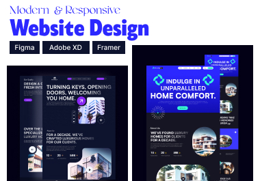 Modern Clean & Responsive Landing Page Design in Figma