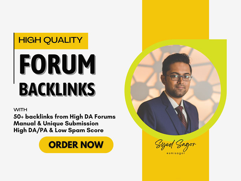 I will manually create 25 genuine, high authority forum backlinks