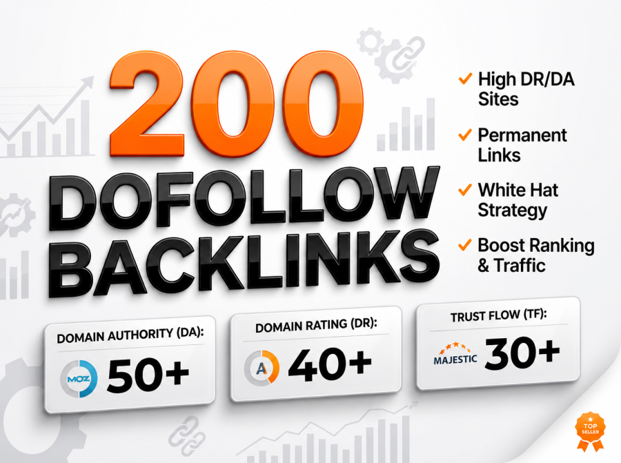 I will build 200 SEO backlinks to improve website authority