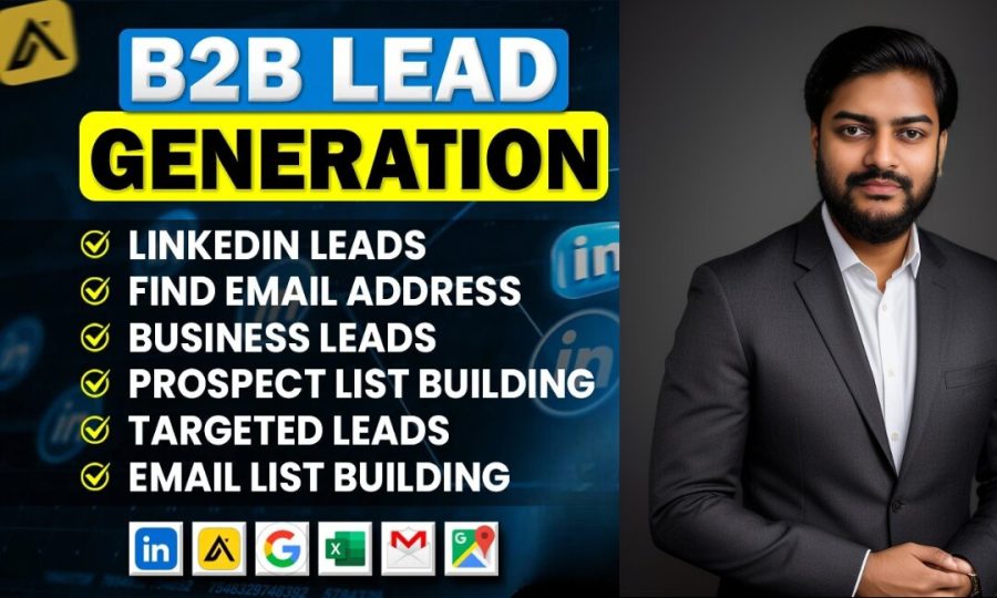 I will do hyper-targeted LinkedIn B2B lead generation