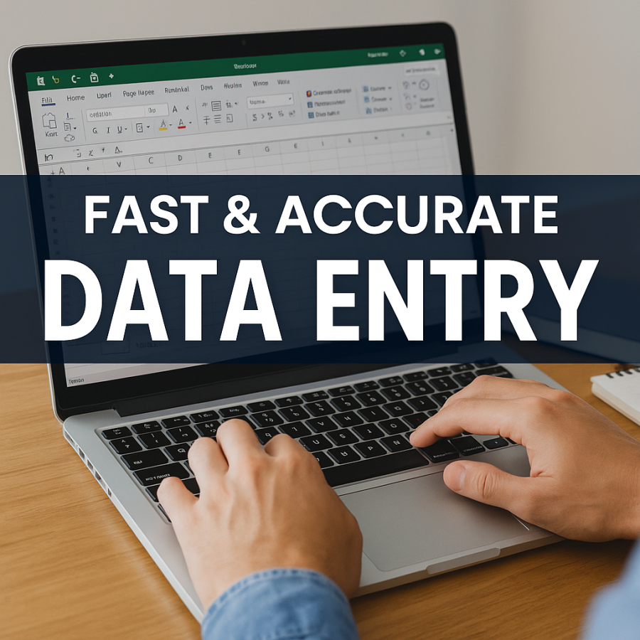 I will do fast and accurate data entry, copy paste, Excel, and web research