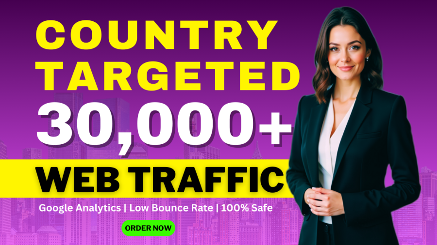 Drive High-Quality, Country Targetted Web Traffic to Your Website