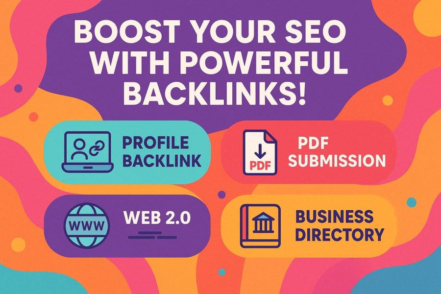 I Will Do Manual SEO Backlinks Profile, Directory, Web 2.0, PDF For 1 URL & Keyword 