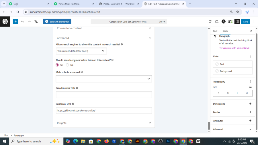 I will do 10 page/post Ai SEO content optimization with AEO, GEO optimization