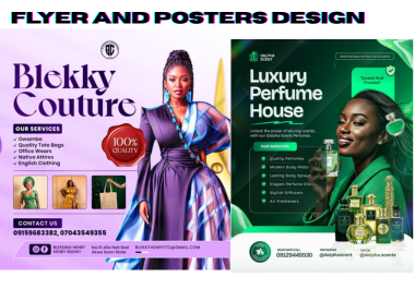 I will design amazing flyer, poster, brochure, in just 3 hours 