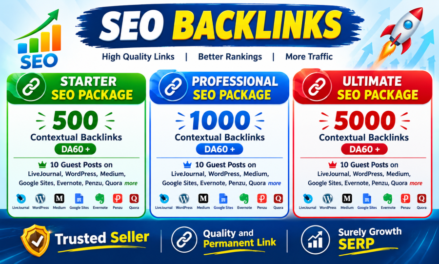 500 Contextual Backlinks DA60 + 10 Guest Posts on LiveJournal, WordPress, Medium, Google Sites more