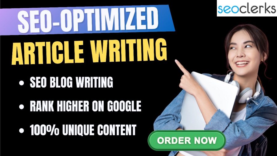 I will 500 words articles write 100% original SEO optimized articles for your blog or website 