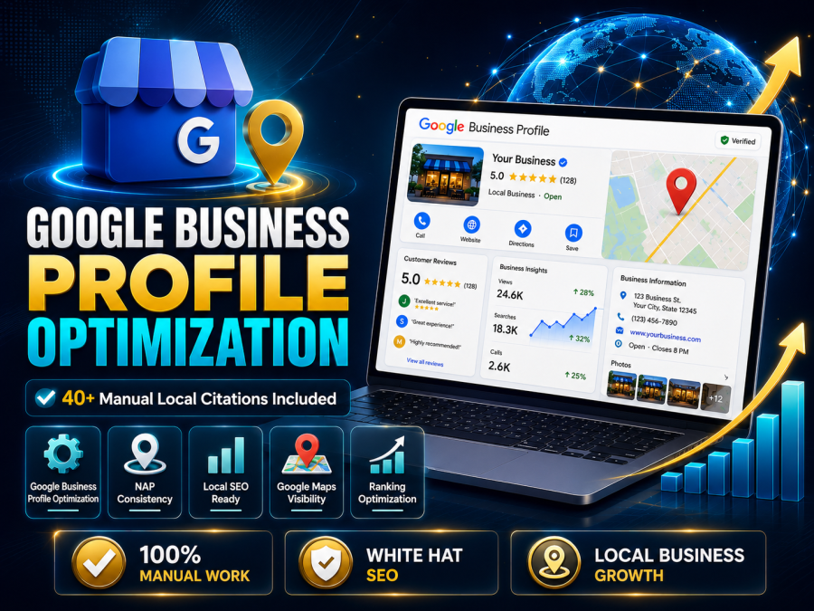 I will optimize your Google Business Profile to boost local rankings and sales