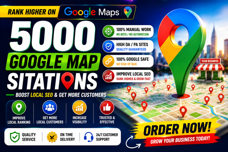 1500+ Google Maps & Local Map Submission service