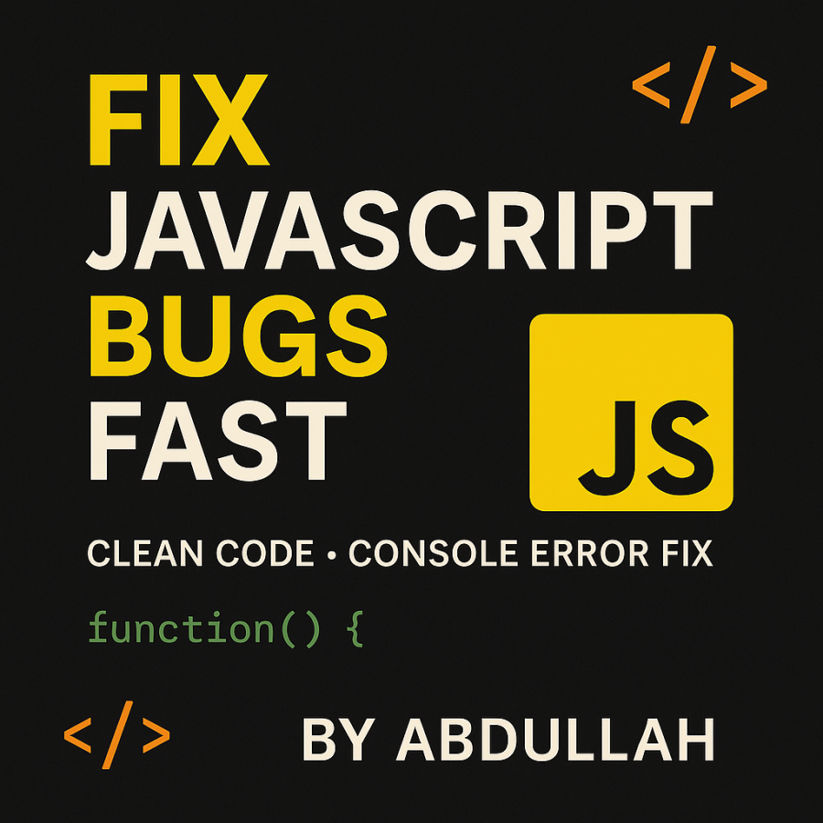 JavaScript bugs fix , error handling, 