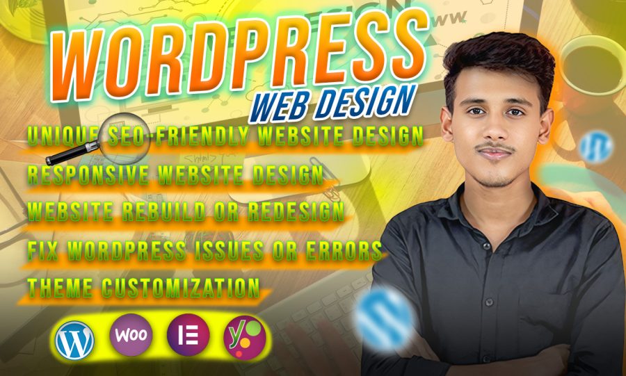 I will create or customize a professional WordPress website