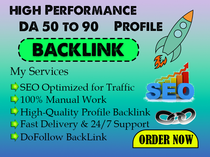 Get 200 High DA Profile Backlinks &ndash; Premium SEO Service to Boost Rankings