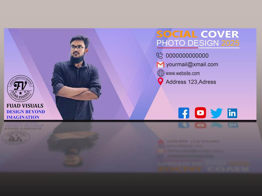 Professional Social Media & Business Cover Design (Facebook, YouTube, LinkedIn, More