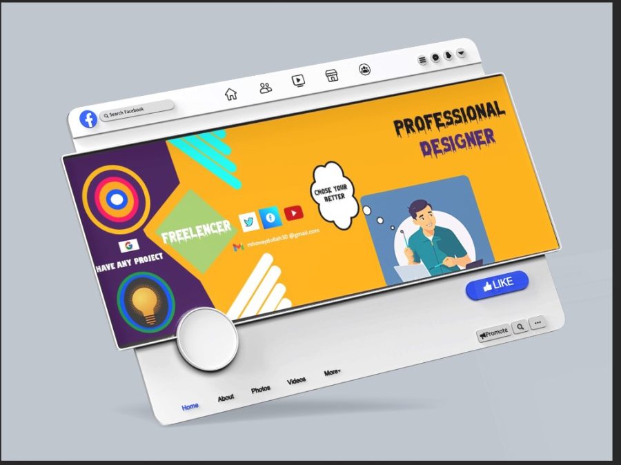 I will design facebook cover, youtube baner and thambil, facebook ads design,graphic design, 