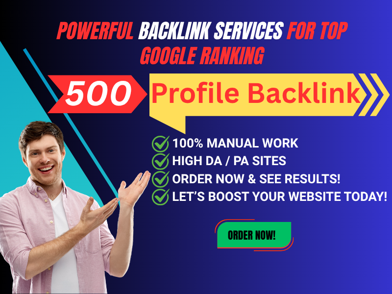 200+ Manual SEO Profile Backlinks &ndash; Boost DA, Traffic & Google Ranking