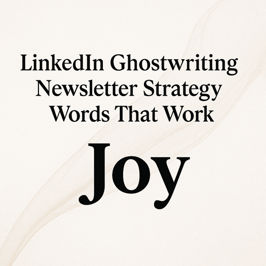 Ghost writing and video editing 