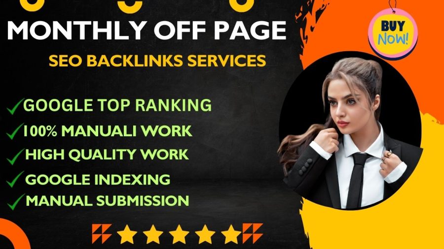 Powerful 800 Off Page SEO Monthly Backlinks Package for SEO Ranking