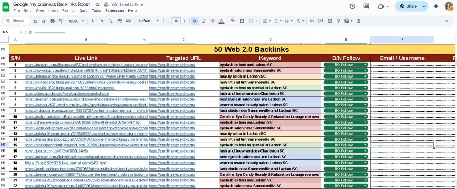 Manually Build 50 HQ Link Building Service for Google Ranking
