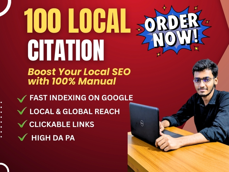 I will do local citation high da website for gmb ranking