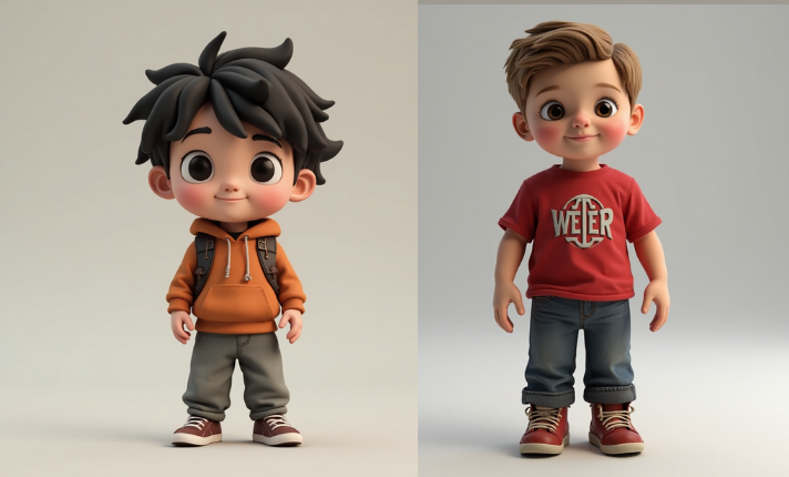 Design custom 3d toy, action figure for 3d printing