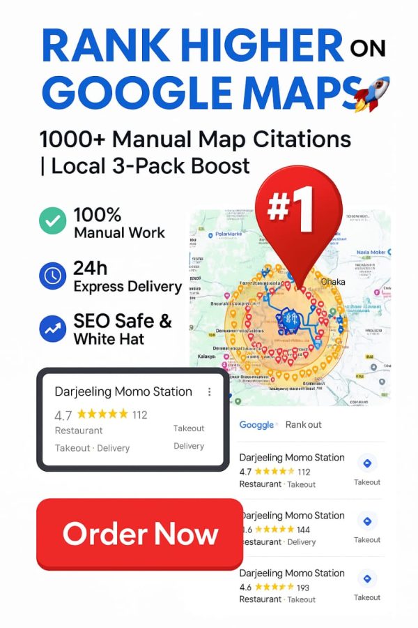 I will create 10000+ Google Map Citations-Rank #1 Guarenteed