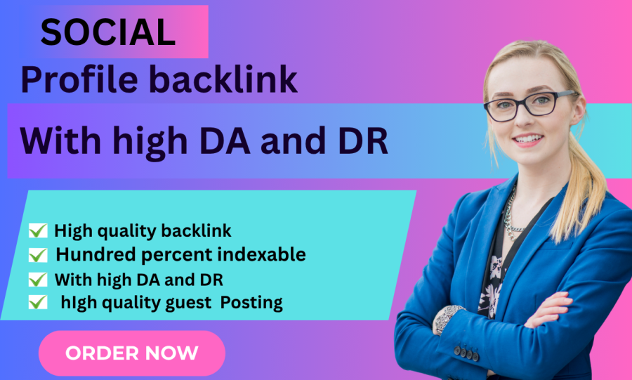 I will manual high authority profile backlinks for tier linking
