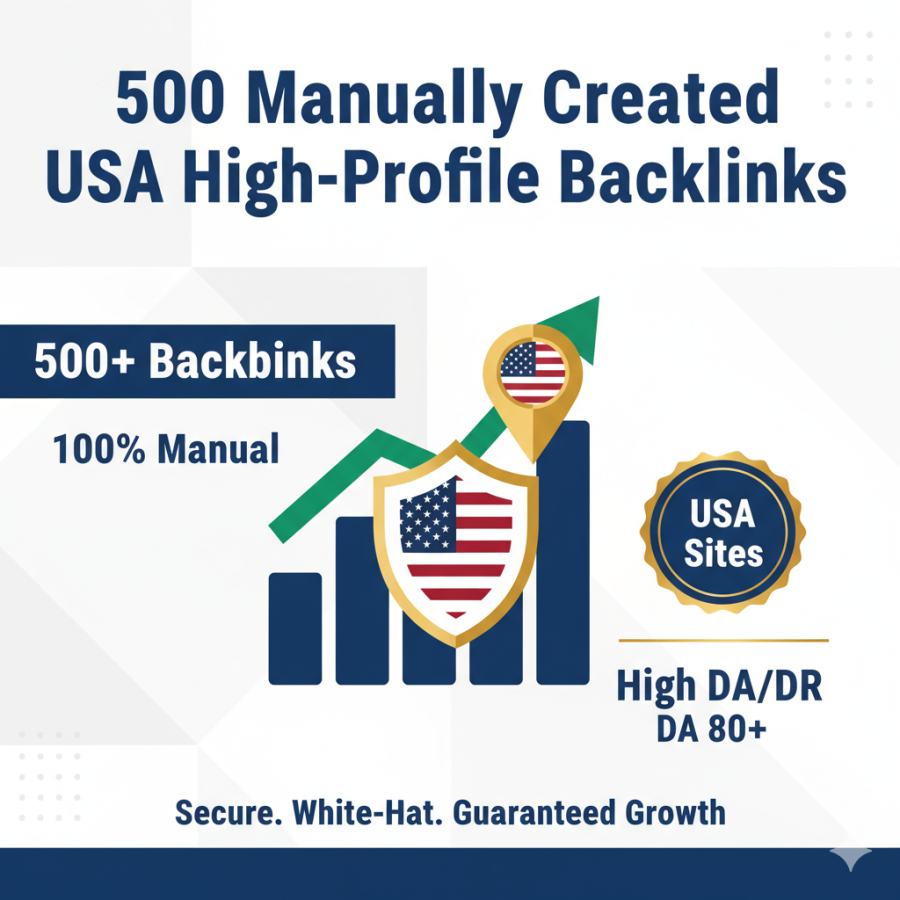 I will 500 USA manual high profile backlinks &mdash; high authority link building