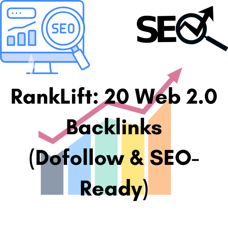 20 Manual Web 2.0 Backlinks: Unique+SEO Ready